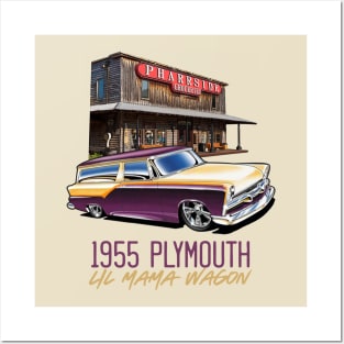 Lil Mama's 1955 Plymouth Wagon Posters and Art